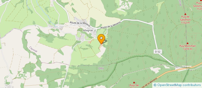 localisation de l'entreprise MONSIEUR ALEXANDRE BATTUT à CEYSSAT