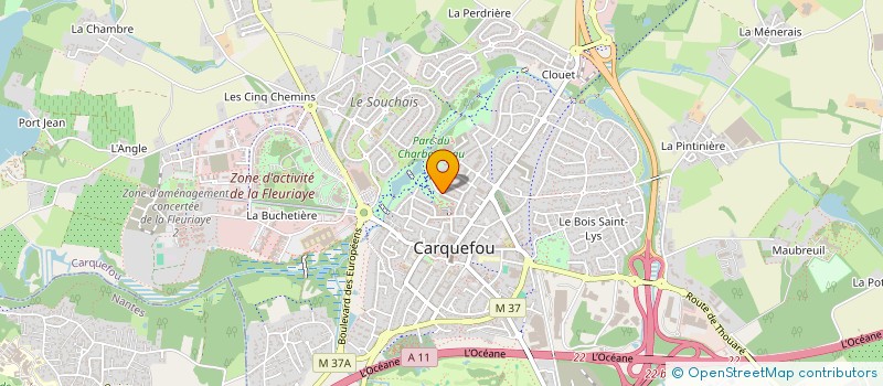 localisation de l'entreprise MONSIEUR ALEXANDRE BAUBAU  CARQUEFOU