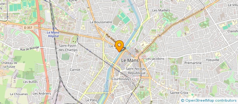 localisation de l'entreprise MONSIEUR ALEXANDRE BAUCHET à LE MANS
