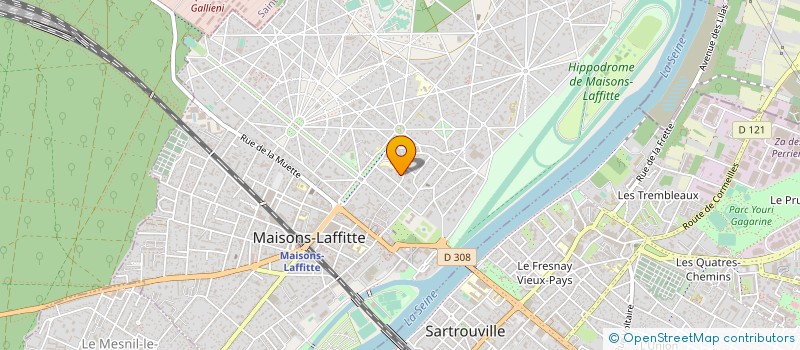 localisation de l'entreprise MONSIEUR ALEXANDRE BAUDLET à MAISONS-LAFFITTE