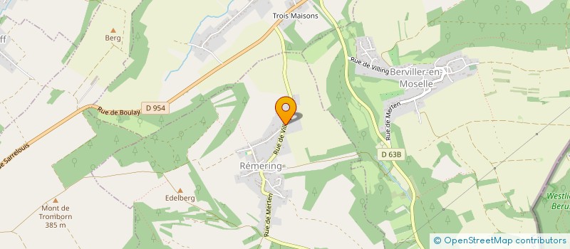 localisation de l'entreprise MONSIEUR ALEXANDRE BAUER  REMERING