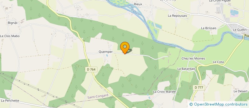 localisation de l'entreprise MONSIEUR ALEXANDRE BAURENS  SAINT-CONGARD