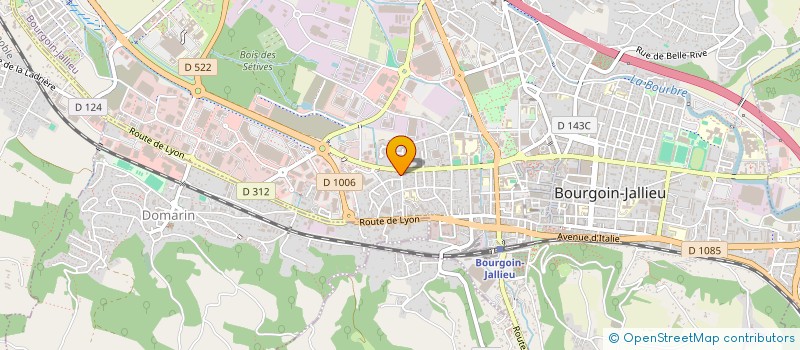 localisation de l'entreprise MONSIEUR ALEXANDRE BAVOUX à BOURGOIN-JALLIEU