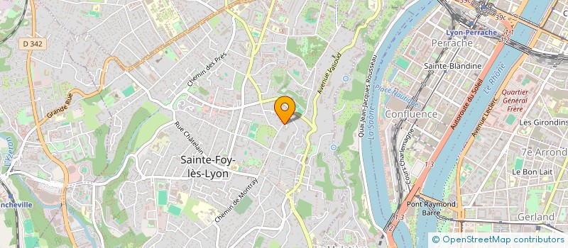 localisation de l'entreprise MONSIEUR ALEXANDRE BEAUDET  SAINTE-FOY-LES-LYON