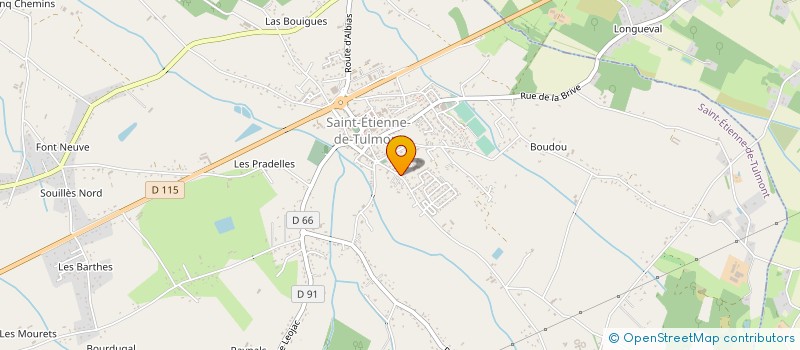 localisation de l'entreprise MONSIEUR ALEXANDRE BEAUGRAND  SAINT-ETIENNE-DE-TULMONT