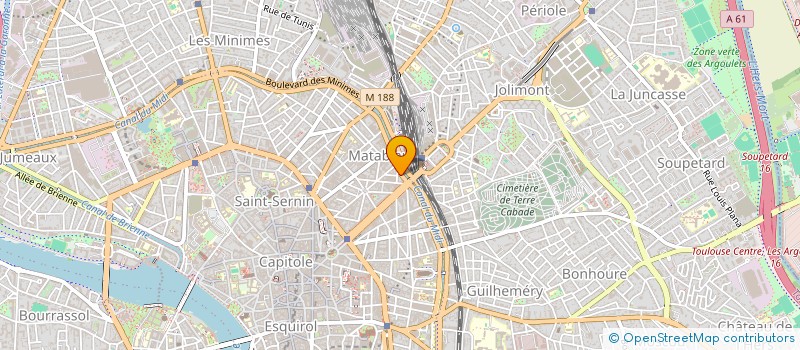 localisation de l'entreprise MONSIEUR ALEXANDRE BEAUMONT à TOULOUSE