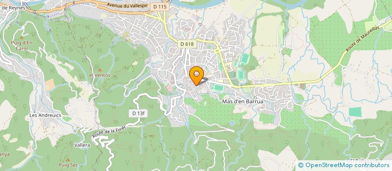 localisation de l'entreprise MONSIEUR ALEXANDRE BECHADE  CERET