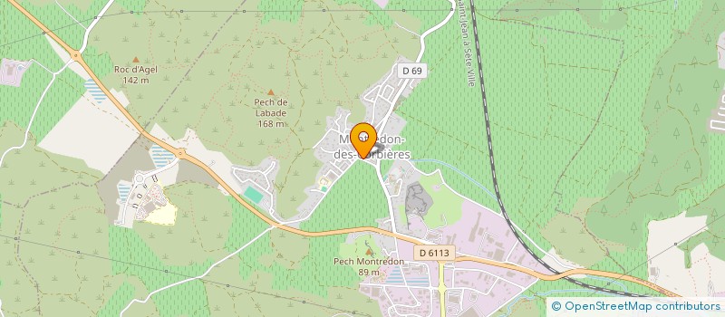 localisation de l'entreprise MONSIEUR ALEXANDRE BECKERS  MONTREDON-DES-CORBIERES