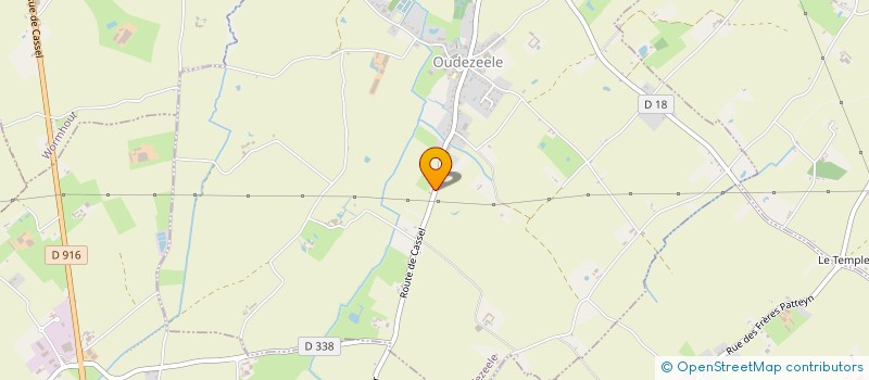 localisation de l'entreprise MONSIEUR ALEXANDRE BECOURE à OUDEZEELE