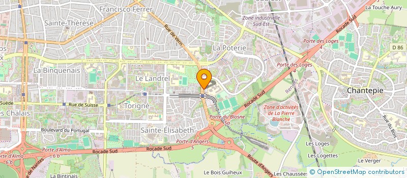 localisation de l'entreprise MONSIEUR ALEXANDRE BECOURT  RENNES