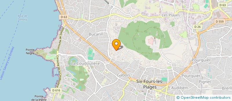 localisation de l'entreprise MONSIEUR ALEXANDRE BECQUE à SIX-FOURS-LES-PLAGES