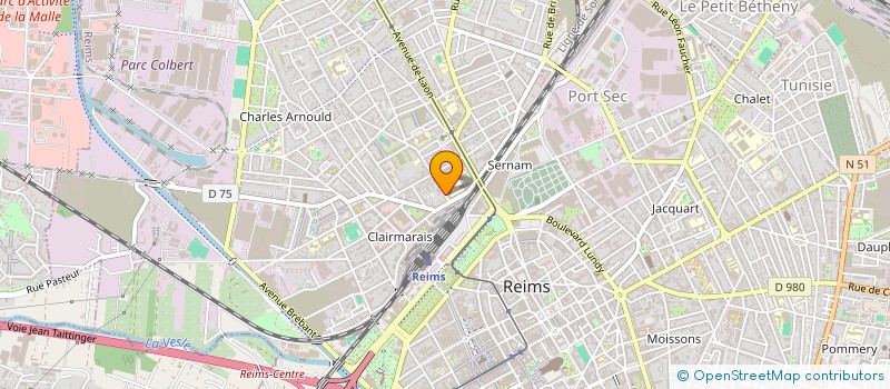 localisation de l'entreprise MONSIEUR ALEXANDRE BECRET  REIMS