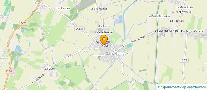 localisation de l'entreprise MONSIEUR ALEXANDRE BEDEL à SAINT-GUINOUX