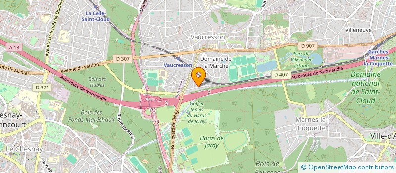 localisation de l'entreprise MONSIEUR ALEXANDRE BEHAGUE  MARNES-LA-COQUETTE