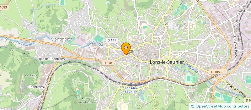 localisation de l'entreprise MONSIEUR ALEXANDRE BEJEAN  LONS-LE-SAUNIER