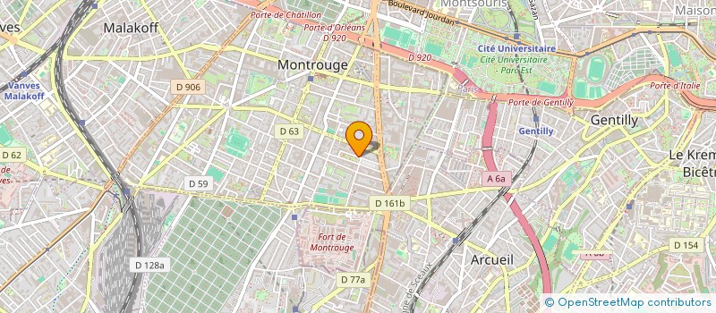 localisation de l'entreprise MONSIEUR ALEXANDRE BEKLIZ à MONTROUGE