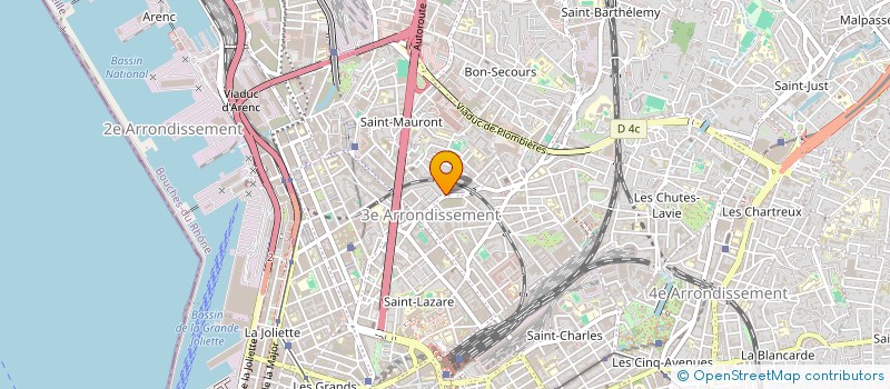 localisation de l'entreprise MONSIEUR ALEXANDRE BELHAJ à MARSEILLE