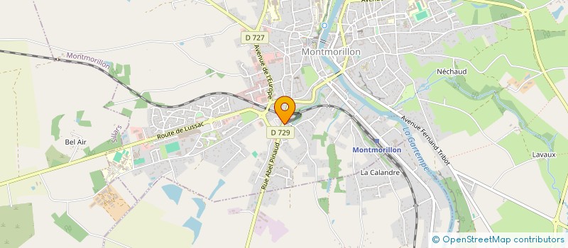 localisation de l'entreprise MONSIEUR ALEXANDRE BELKADI à MONTMORILLON