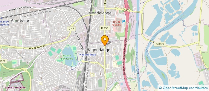 localisation de l'entreprise MONSIEUR ALEXANDRE BELLISARIO  HAGONDANGE