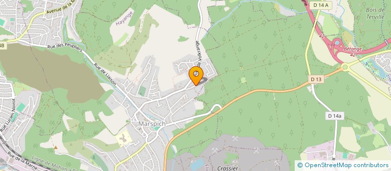 localisation de l'entreprise MONSIEUR ALEXANDRE BELLOFATTO  HAYANGE