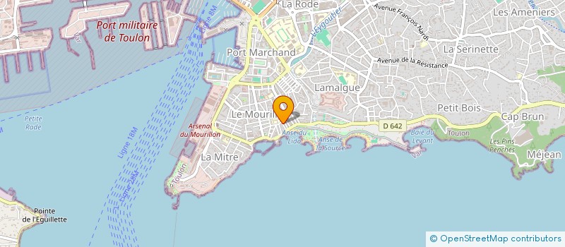 localisation de l'entreprise MONSIEUR ALEXANDRE BELLOY  TOULON