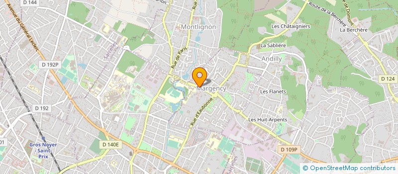 localisation de l'entreprise MONSIEUR ALEXANDRE BEN ABDA LE GOEL  MARGENCY