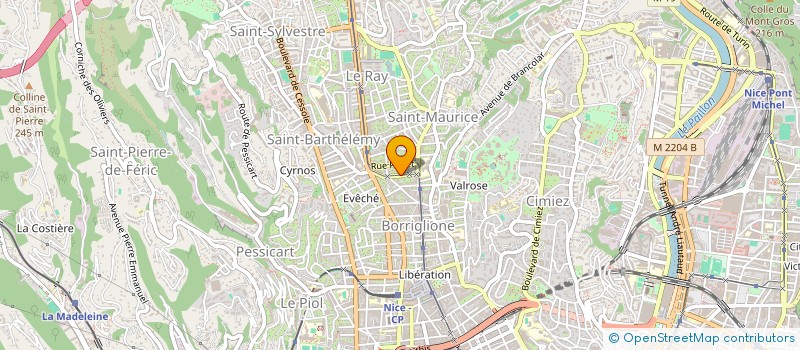 localisation de l'entreprise MONSIEUR ALEXANDRE BENAIRE à NICE