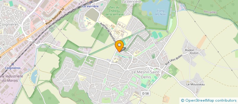 localisation de l'entreprise MONSIEUR ALEXANDRE BENGUE  LE MESNIL-SAINT-DENIS