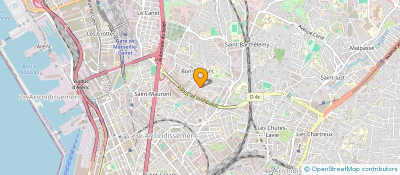 localisation de l'entreprise MONSIEUR ALEXANDRE BENHAMOU à MARSEILLE