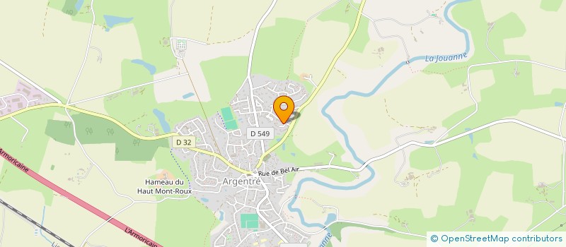 localisation de l'entreprise MONSIEUR ALEXANDRE BENHICHAM  ARGENTRE