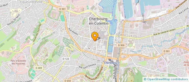 localisation de l'entreprise MONSIEUR ALEXANDRE-BENJAMIN TRAVERT à CHERBOURG-EN-COTENTIN