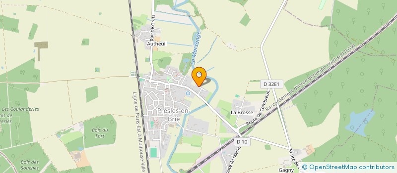 localisation de l'entreprise MONSIEUR ALEXANDRE BENOIT  PRESLES-EN-BRIE