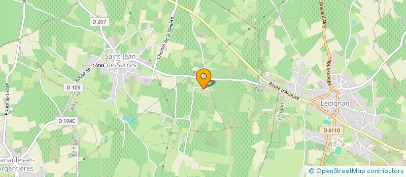 localisation de l'entreprise MONSIEUR ALEXANDRE BENOIT  SAINT-JEAN-DE-SERRES