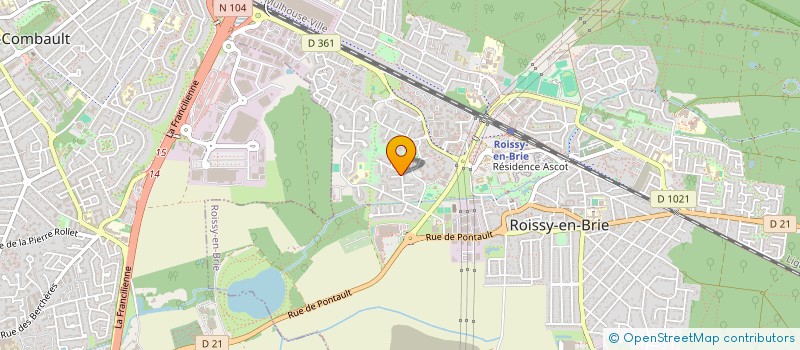 localisation de l'entreprise MONSIEUR ALEXANDRE BENSIMON  ROISSY-EN-BRIE