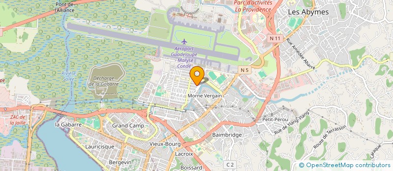 localisation de l'entreprise MONSIEUR ALEXANDRE BERCHEL  LES ABYMES