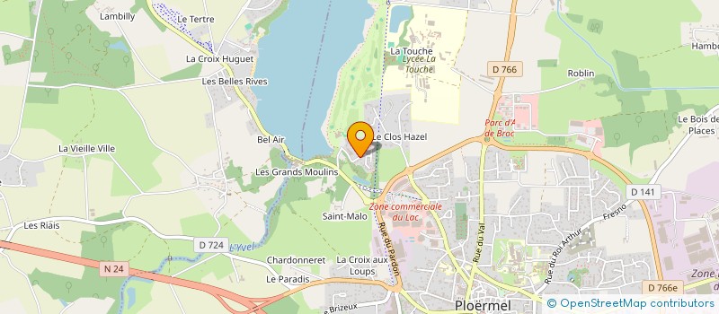 localisation de l'entreprise MONSIEUR ALEXANDRE BERGER  PLOERMEL