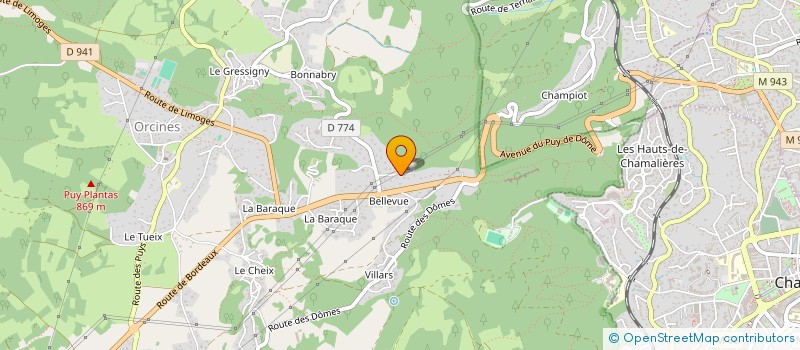 localisation de l'entreprise MONSIEUR ALEXANDRE BERISSET  ORCINES