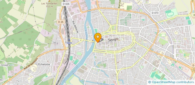 localisation de l'entreprise MONSIEUR ALEXANDRE BERNARD à SENS