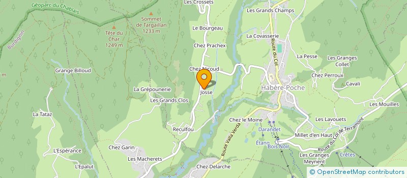 localisation de l'entreprise MONSIEUR ALEXANDRE BERNARD à HABERE-POCHE
