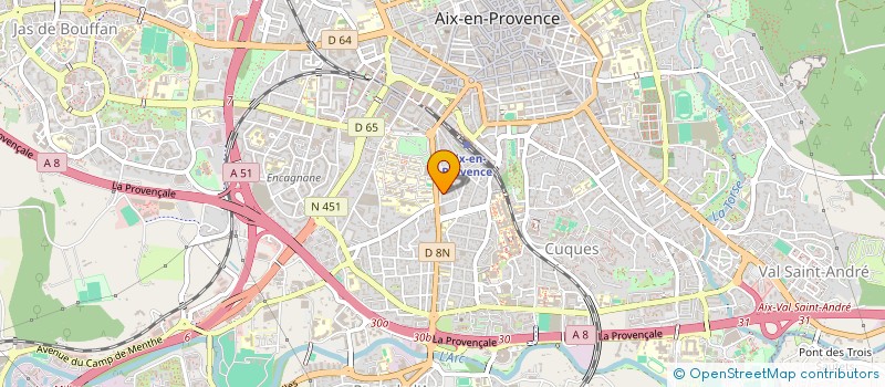 localisation de l'entreprise MONSIEUR ALEXANDRE BERNARD à AIX-EN-PROVENCE