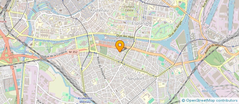 localisation de l'entreprise MONSIEUR ALEXANDRE BERNARD à STRASBOURG