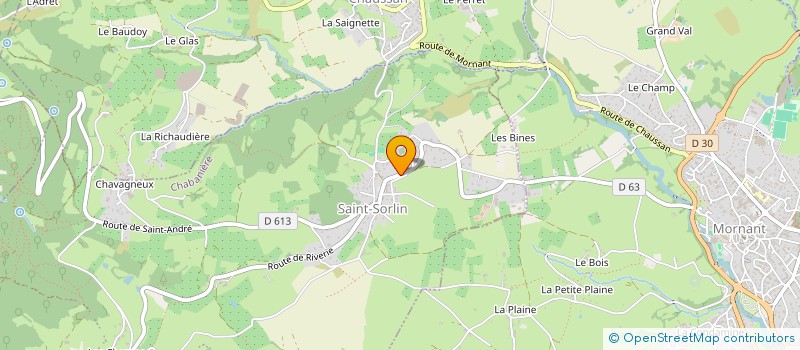 localisation de l'entreprise MONSIEUR ALEXANDRE BERNARD  CHABANIERE