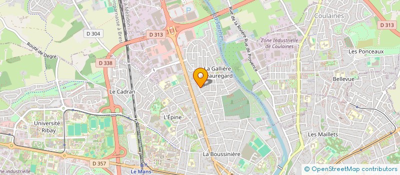 localisation de l'entreprise MONSIEUR ALEXANDRE BERNARD  LE MANS