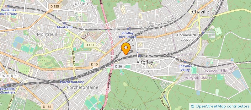 localisation de l'entreprise MONSIEUR ALEXANDRE BERNARD  VIROFLAY