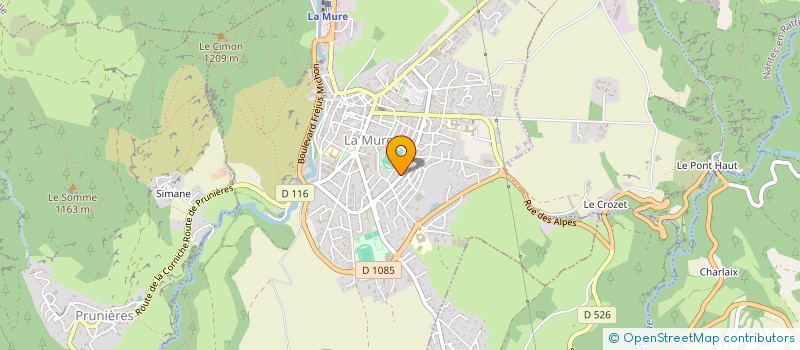 localisation de l'entreprise MONSIEUR ALEXANDRE BERNARDINI  MAYRES-SAVEL