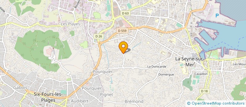 localisation de l'entreprise MONSIEUR ALEXANDRE BERNERE à LA SEYNE-SUR-MER