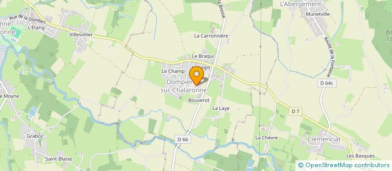 localisation de l'entreprise MONSIEUR ALEXANDRE BERNISSON  DOMPIERRE-SUR-CHALARONNE