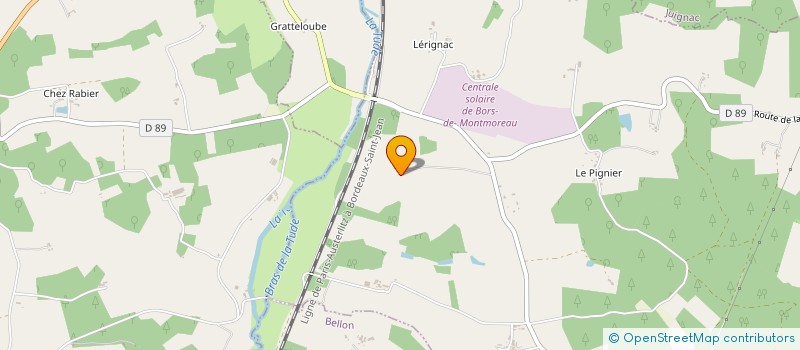 localisation de l'entreprise MONSIEUR ALEXANDRE BERTHELOMET à BORS (CANTON DE TUDE-ET-LAVALETTE)