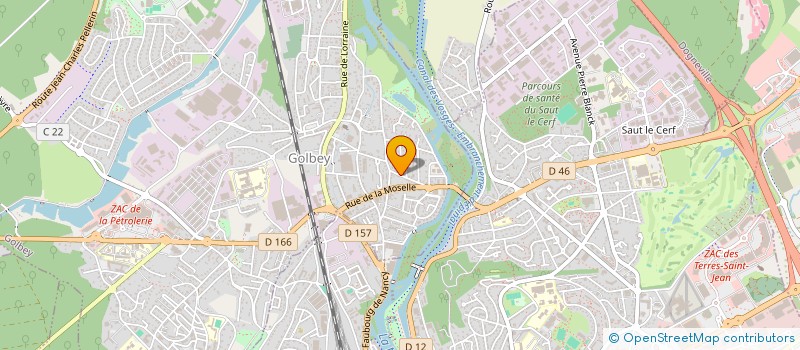 localisation de l'entreprise MONSIEUR ALEXANDRE BERTHIER  GOLBEY