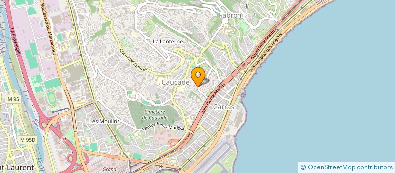 localisation de l'entreprise MONSIEUR ALEXANDRE BERTIN  NICE